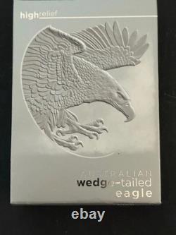 Australia 1 Oz Silver Wedge-Tailed Eagle 2020 High Relief By JOHN MERCANTI