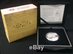 Australia 2019 $5 Domed Silver Coin Captain Cooks 1812 A New Map of The World
