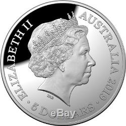 Australia 2019 $5 Silver Domed Coin Captain Cook's Tracks A New Map of the World