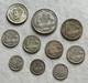 Australia Florin World Silver Coin Lot. 10 Coins 1910-1952 Asw 1.11. R70 A1-02