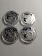 Australia Silver Coin Elizabeth Commemorative, 3 Plat, Oz Weight, Gift Souvenirs