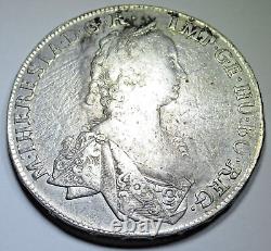 Austria 1573 Maria Theresa Thaler Large Silver Hungary Dollar Antique 1500s Coin