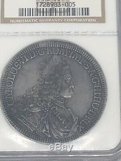 Austria 1716 Thaler 1 Tal HALL AU 55 NGC Silver World Coin