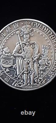Austria 1986 Guldiner Silver Restrike 1486 Guldin first Silver $ 500th anni