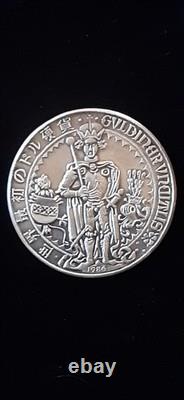 Austria 1986 Guldiner Silver Restrike 1486 Guldin first Silver $ 500th anni