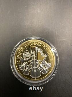 Austria Orchestra Silver. 999 Colored Coin, Certificate. COA # 011/ 100