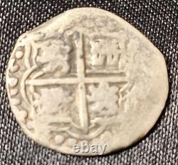 - BOLIVIA POTOSÍ- 1 REAL c 1630- Cob Assayer TR Lions & Castles transposed