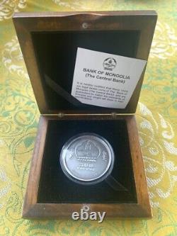 Bank of Mongolia Silver Coins, Wolverine Coin, Wildlife Protection 2007