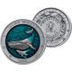 Barbados 2020 5$ Blue Whale Underwater World 3oz Silver Coin