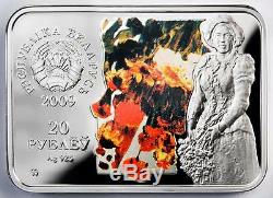 Belarus 2009 20 Rubles Painters of the World Ilja Repin 28.28g Silver Coin