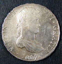 Bolivia 1817 8 Reals Ferdinand VII Silver crown. High grade