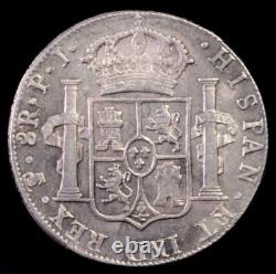 Bolivia 1817 8 Reals Ferdinand VII Silver crown. High grade