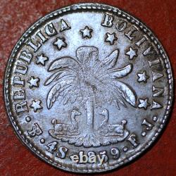 Bolivia 4 Soles 1859 KM# 123.3
