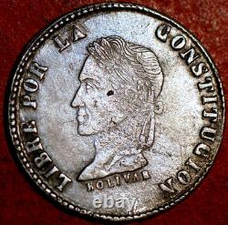 Bolivia 4 Soles 1859 KM# 123.3
