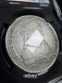 Bolivia 8 Soles 1831 PTS JL NGC AU 55