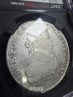 Bolivia 8 Soles 1831 PTS JL NGC AU 55