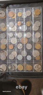 Book complete with 200 foreign coins. Tons of old coins. Possibly some silver