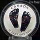 Born In 2020 Welcome To The World Baby Feet Gift Box $10 Pure Silver Coin Canada