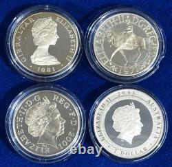 British Empire Proof Silver Coins Lot 3.44 oz ASW Gibraltar UK Australia Q76 British Empire Proof Silver Coins Lot 3.44 oz ASW Gibraltar UK Australia Q76