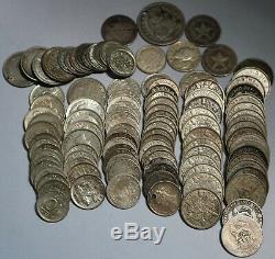 Bulk World Silver Coins 100+ Massive Lot Better Coins Free Shipping