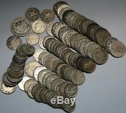 Bulk World Silver Coins 100+ Massive Lot Better Coins Free Shipping