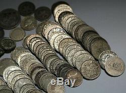 Bulk World Silver Coins 100+ Massive Lot Better Coins Free Shipping