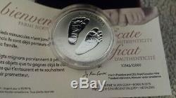 CANADA 2015 $10 Baby Feet WELCOME TO THE WORLD. 9999 Silver. 5oz Proof Coin GIFT