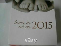 CANADA 2015 $10 Baby Feet WELCOME TO THE WORLD. 9999 Silver. 5oz Proof Coin GIFT