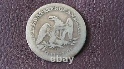 COLLECTIBLES U. S 1863-S Half Dollar Silver Seated Liberty