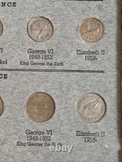 COMPLETE New Zealand Type Set & Dansco #447 Folder Collection x34 Coins, Silver