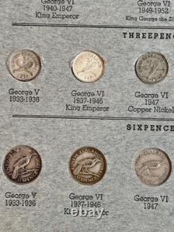 COMPLETE New Zealand Type Set & Dansco #447 Folder Collection x34 Coins, Silver COMPLETE New Zealand Type Set & Dansco #447 Folder Collection x34 Coins, Silver