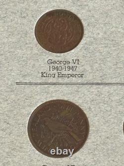 COMPLETE New Zealand Type Set & Dansco #447 Folder Collection x34 Coins, Silver