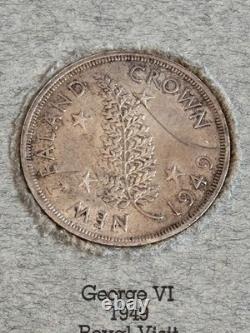 COMPLETE New Zealand Type Set & Dansco #447 Folder Collection x34 Coins, Silver COMPLETE New Zealand Type Set & Dansco #447 Folder Collection x34 Coins, Silver