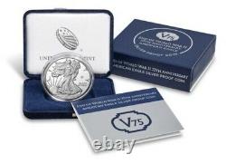 CONFIRMED- End of World War II 75th Anniversary American Eagle Silver Proof Coin