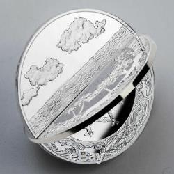 CREATION OF THE WORLD 3D COIN 2019 $5.00 2 oz Pure Silver Coin NIUE