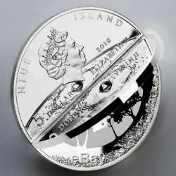 CREATION OF THE WORLD 3D COIN 2019 $5.00 2 oz Pure Silver Coin NIUE