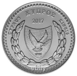 CYPRUS 2017 SILVER PROOF 5 EURO POETS SERIES Michaelides