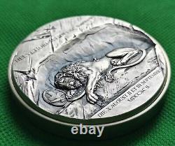 Cameroon 2023 Lucerne's sad lion -Bimetallic commemorative coin 1ozAg+5oz copper