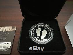 Canada 2011 $4 Welcome to the World Baby Feet 1/2 0,5 Oz Silver Coin Proof