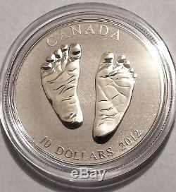 Canada 2012 Welcome To The World Silver Mint Coin Baby Feet