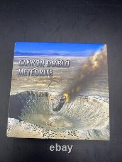 Canyon Diablo Meteorite Silver Coin, 2014, Mintage 666