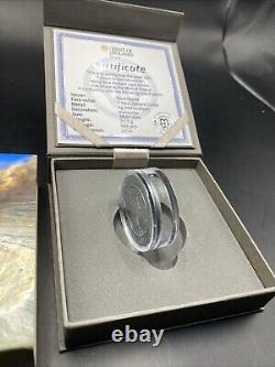 Canyon Diablo Meteorite Silver Coin, 2014, Mintage 666