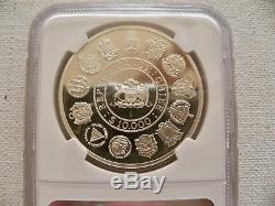 Chile 1991 10KP New World Discovery silver coin NGC PF 68 UC