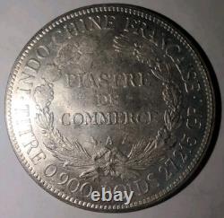China 1888 French Piastre Silver Dollar Coin Sigma Tested #QT06