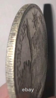 China 1888 French Piastre Silver Dollar Coin Sigma Tested #QT06