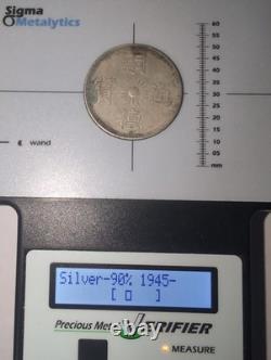 China 1898 French Sidetongbao Silver Dollar Coin Sigma Tested #QT03