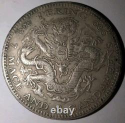 China 1900 Kwang Shu Peking Silver Dollar Coin Sigma Tested #YZ02