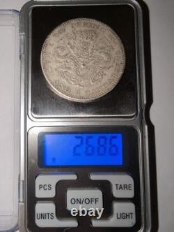 China 1900 Kwang Shu Peking Silver Dollar Coin Sigma Tested #YZ02