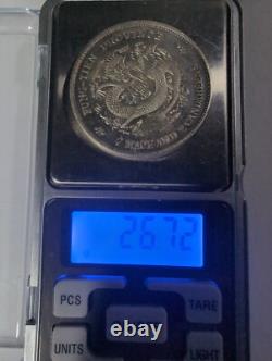 China 1903 Kwang Shu Fung Tien Silver Dollar Coin Sigma Tested #9237