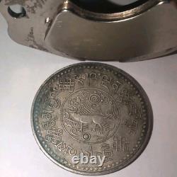 China 1906 Tibet Lion Tael Silver Dollar Coin Sigma Tested #QT07